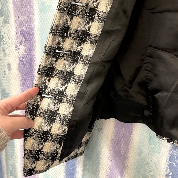 Amanda Smith size 14 black and white blazer jacket - Picture 7 of 11